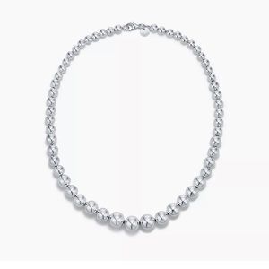 Tiffany & Co. Silver Graduated Ball necklace